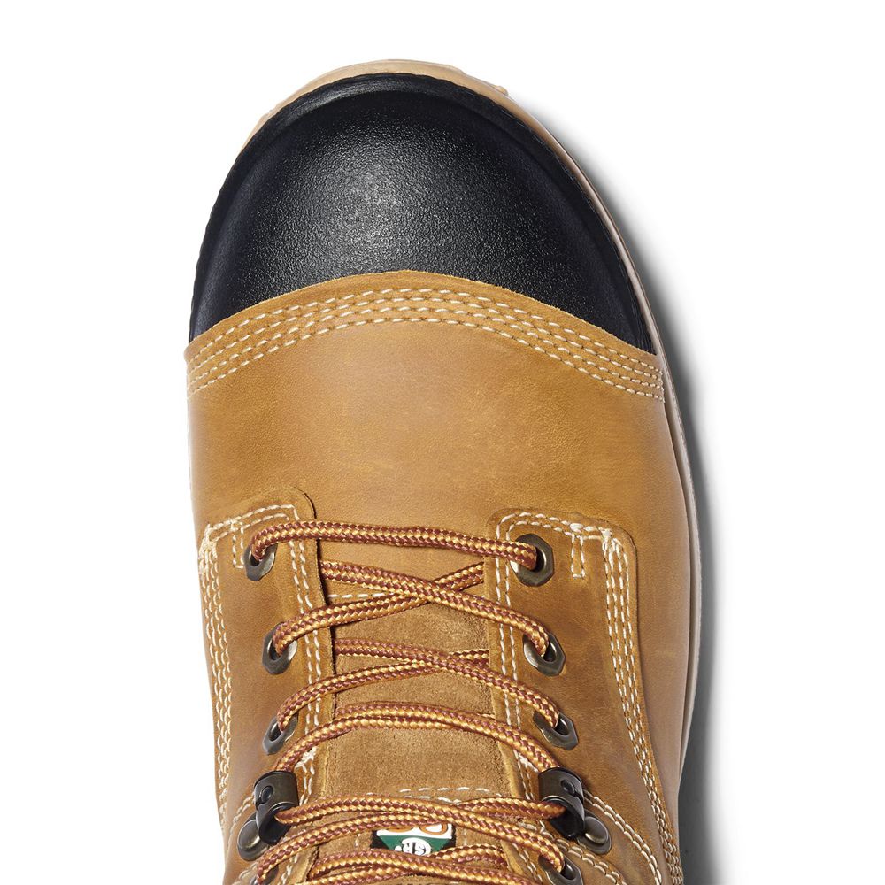 Bocanci De Muncă Timberland Barbati Maro/Negrii - Pro® Endurance Hd 6\" Comp Toe - Romania - DNHBQO21